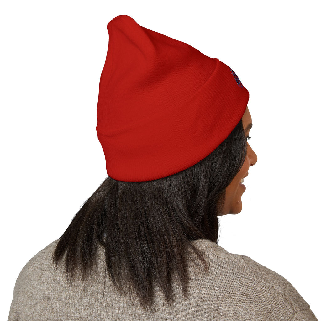 Embroidered 'Winter Camper 2026' Cuffed Beanie – Cozy Outdoor Skiing & Camping Hat
