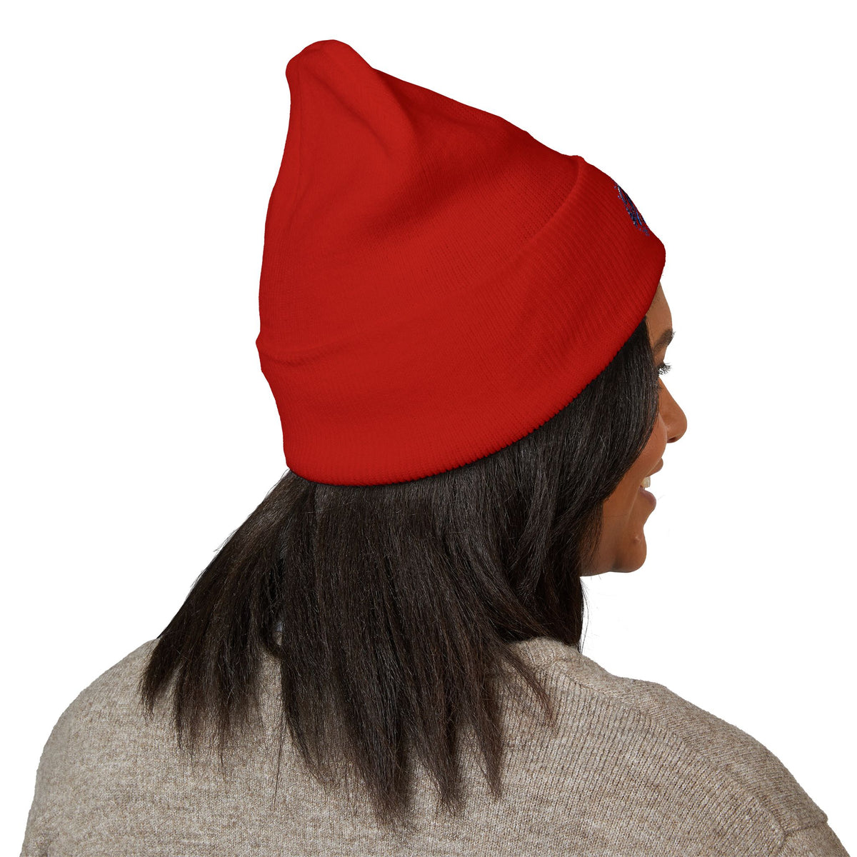 Embroidered 'Winter Camper 2026' Cuffed Beanie – Cozy Outdoor Skiing & Camping Hat