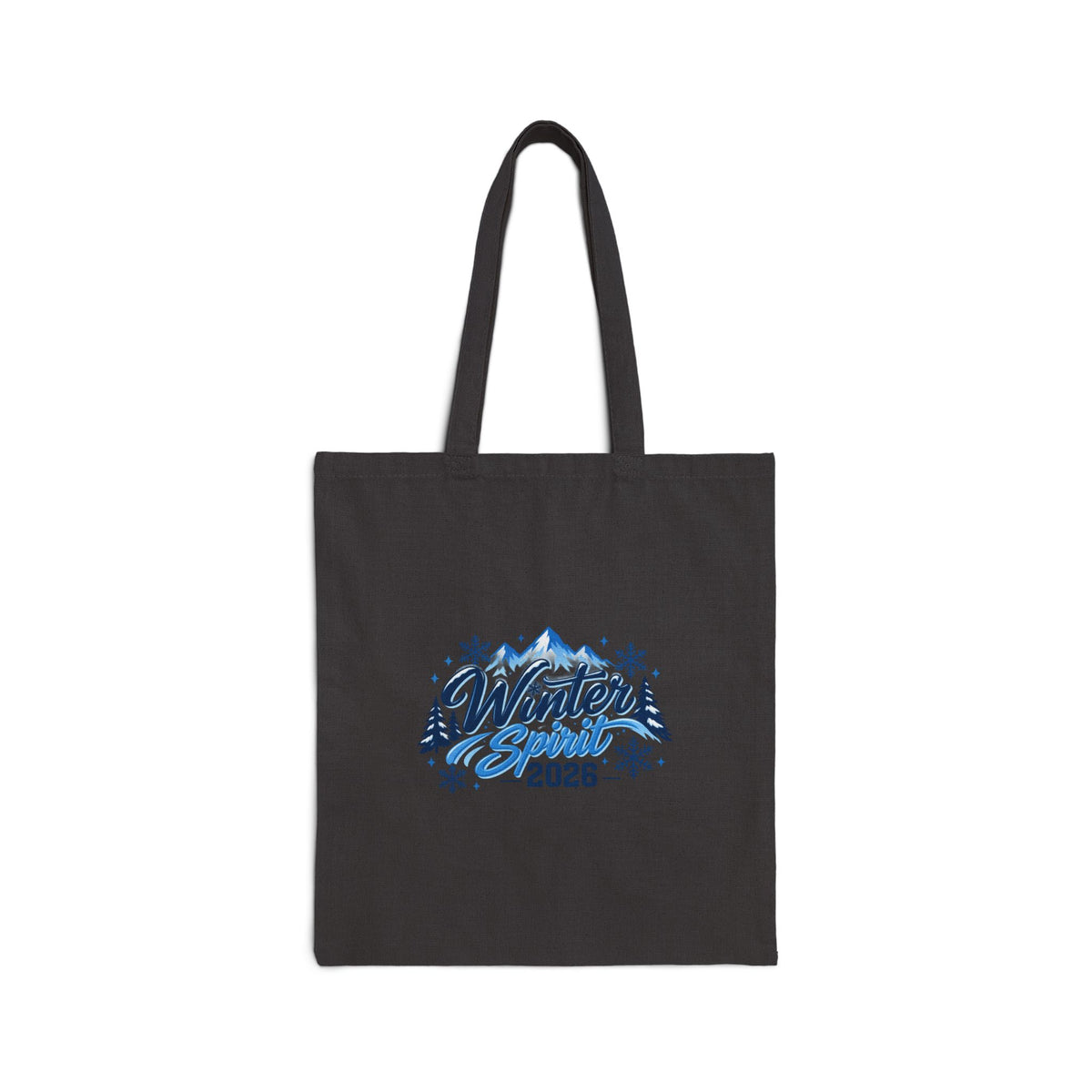 Winter Spirit 2026 Tote Bag — Cotton Canvas Holiday Market Tote