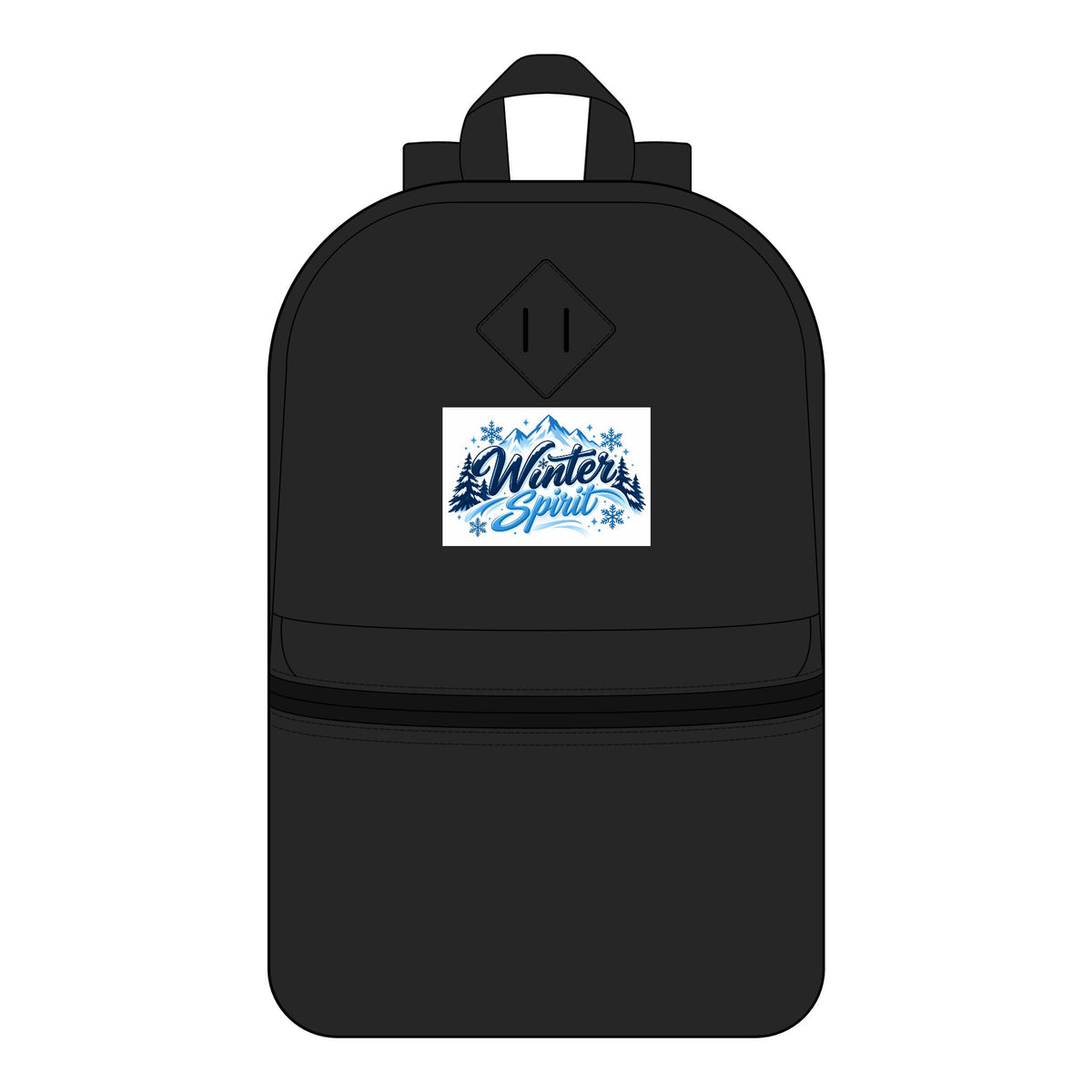 Winter Spirit Backpack — Snowy Mountain Graphic Daypack