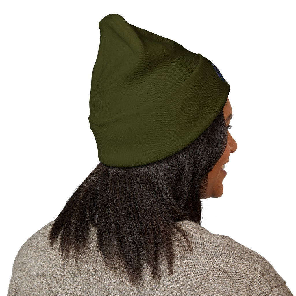 Embroidered 'Winter Camper 2026' Cuffed Beanie – Cozy Outdoor Skiing & Camping Hat
