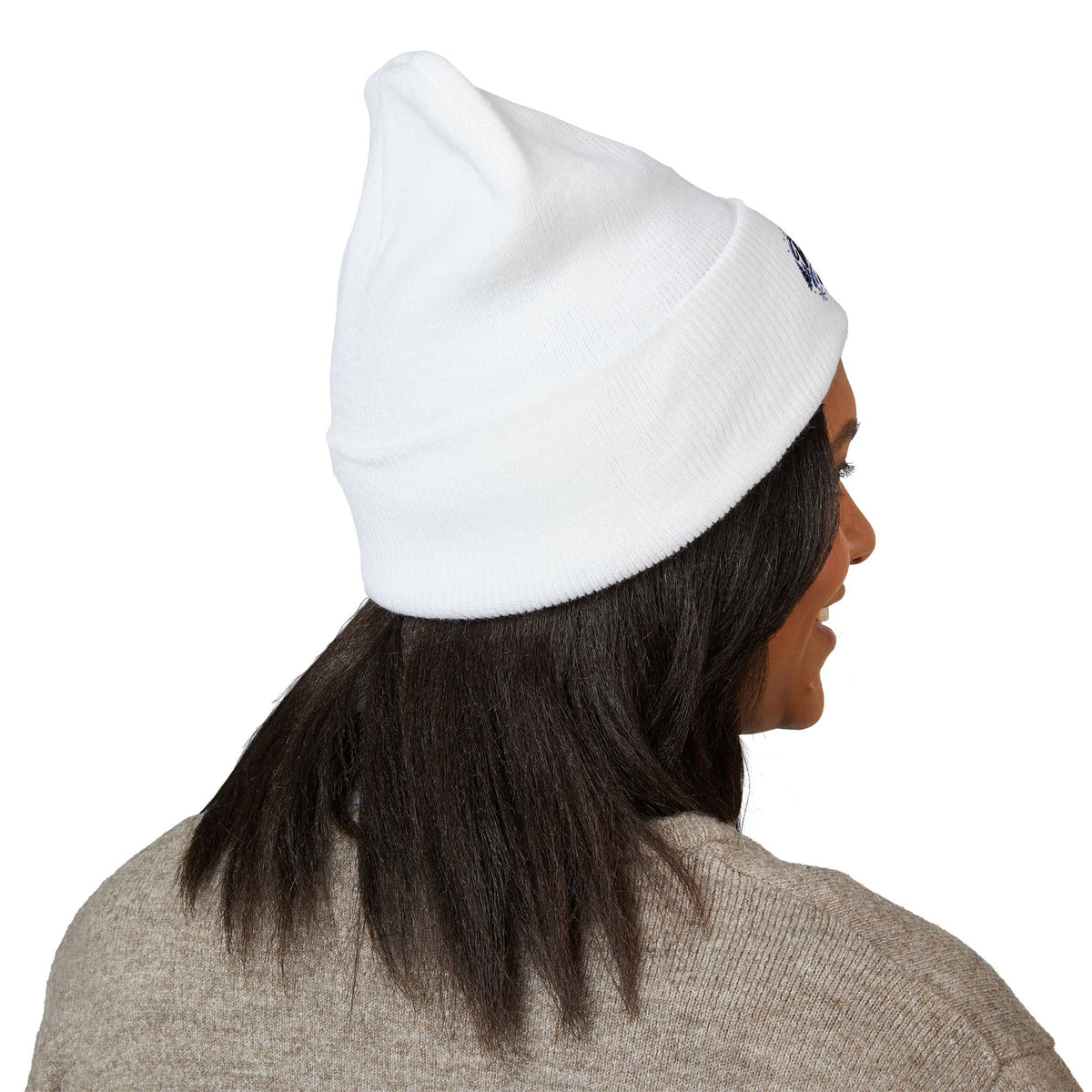 Embroidered 'Winter Camper 2026' Cuffed Beanie – Cozy Outdoor Skiing & Camping Hat