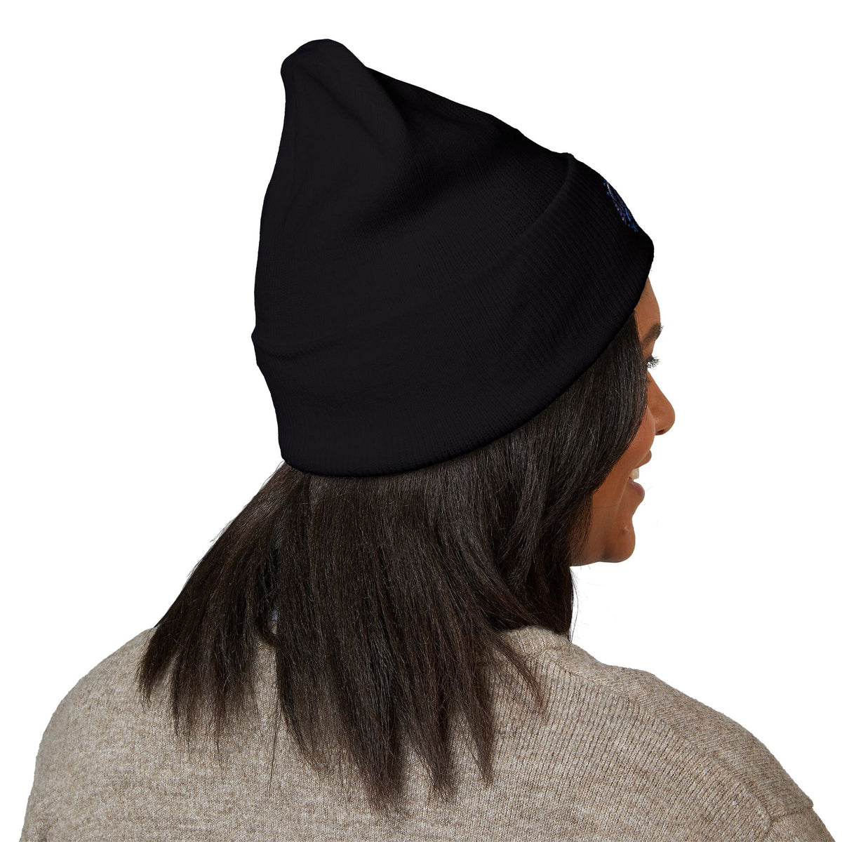 Embroidered 'Winter Camper 2026' Cuffed Beanie – Cozy Outdoor Skiing & Camping Hat