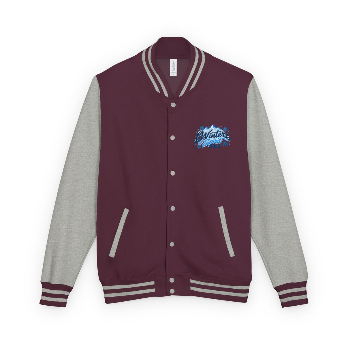 Winter Vibes Letterman Jacket