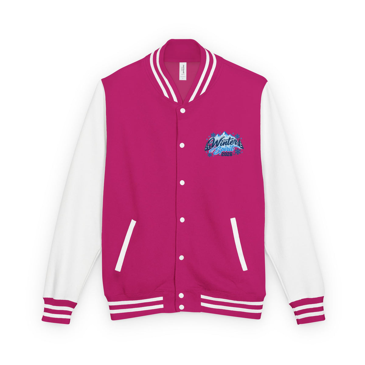 Winter Vibes Letterman Jacket