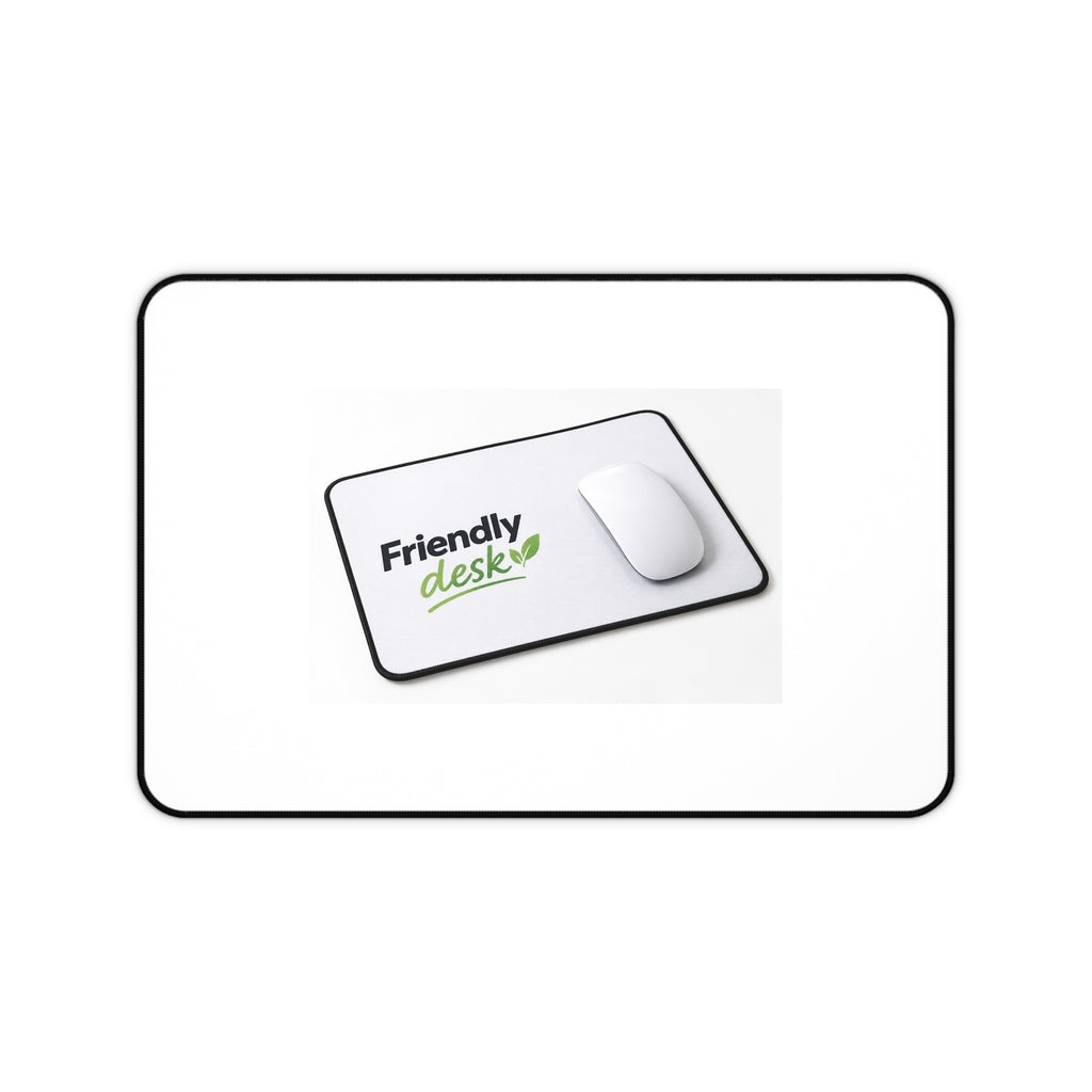 Desk Mat — Friendly Desk Logo Mouse Pad for Office & Home