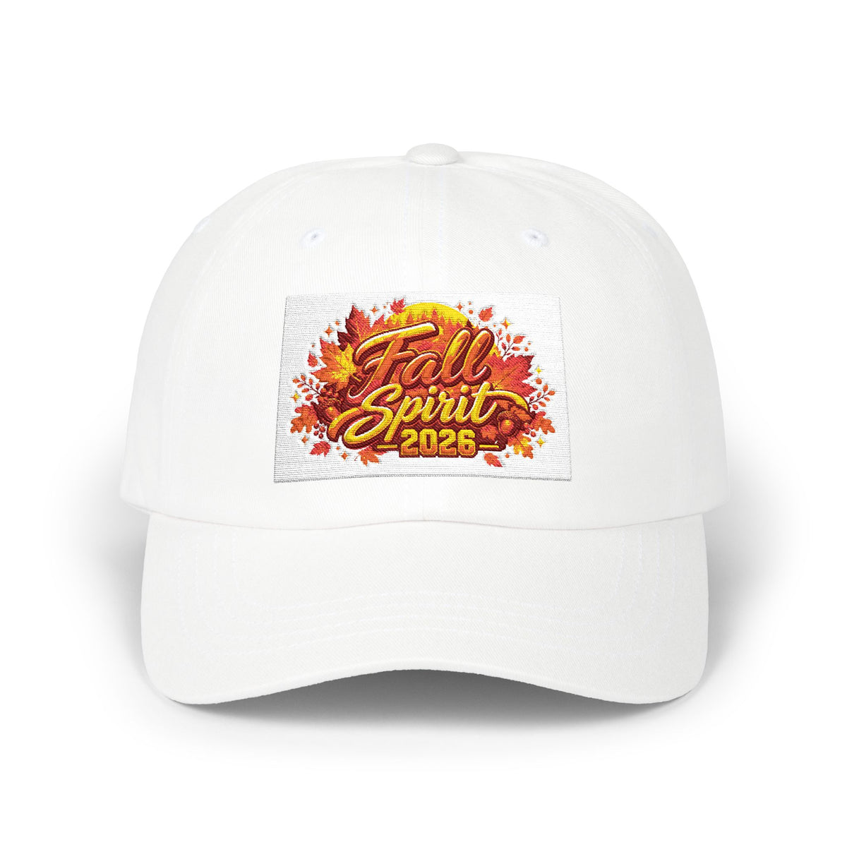 Fall Spirit 2025 Dad Cap — Autumn Leaves Baseball Hat