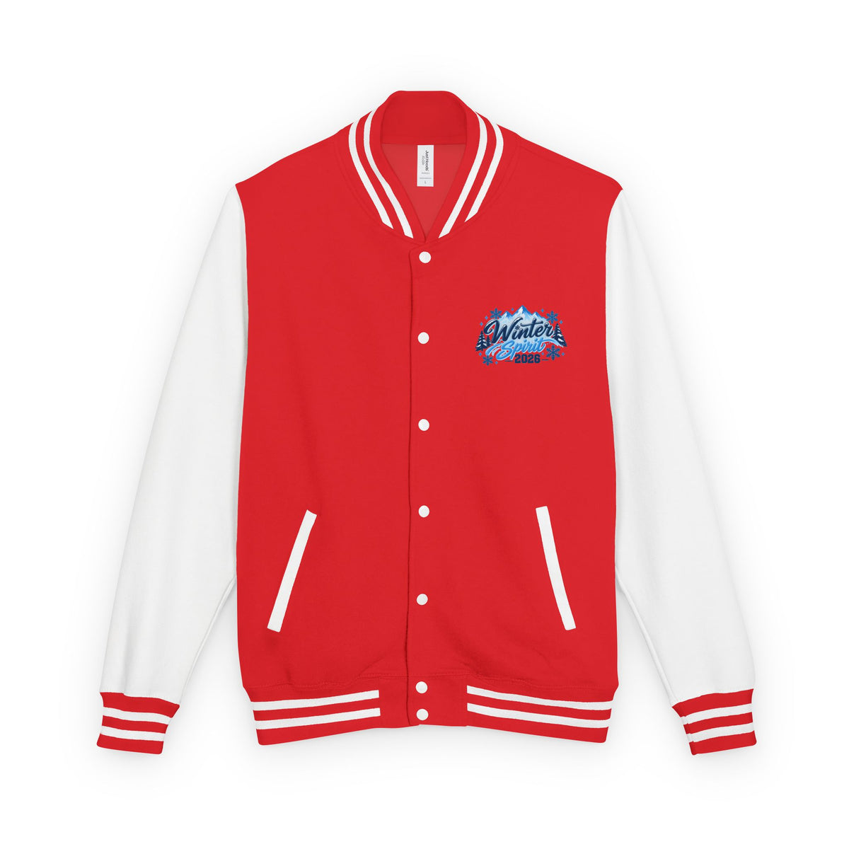 Winter Vibes Letterman Jacket