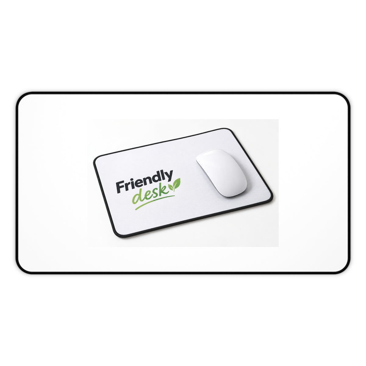 Desk Mat — Friendly Desk Logo Mouse Pad for Office & Home